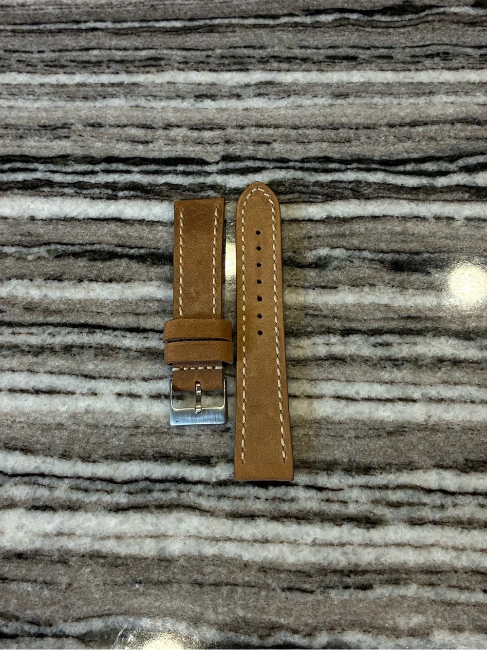 20mm Brand New Genuine Leather Watch Strap